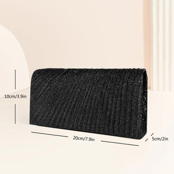 Bling Bling Champagne Glitter Sequins Evening Party Clutch Bags 2023