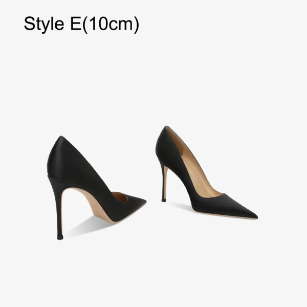 Modest / Simple Royal Blue Satin Prom Pumps 2023 12 cm Stiletto Heels Pointed Toe Pumps High Heels