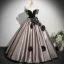Elegant Black Prom Dresses Ball Gown Appliques 2025 Strapless Sleeveless Backless Floor-Length / Long Prom Formal Dresses