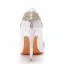 Schöne Weiß Strass Ball Pumps 2022 9 cm Stilettos Spitzschuh Pumps Hochhackige