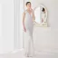 Sexy Black Beading Sequins Evening Dresses 2022 Trumpet / Mermaid V-Neck Sleeveless Floor-Length / Long Evening Party Formal Dresses