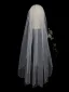 Elegant White Pearl Bridal Wedding Veils 2025 Wedding Tulle