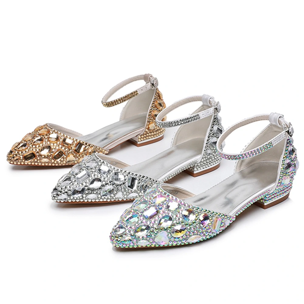 Glitters Straps | Wedding Shoes | Flat Sandals | Flat Shoes | Women's  Sandals - Flat Sandals - Aliexpress