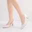 Élégant Blanche En Dentelle Fleur Chaussure De Mariée 2023 5 cm Talons Aiguilles À Bout Pointu Mariage Escarpins Talons Hauts