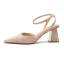 Chic / Beautiful Black Street Wear Womens Sandals 2023 Ankle Strap 7 cm Thick Heels Pointed Toe Sandals High Heels