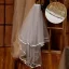 Simple Blanche 0.5 m Tulle Voile De Mariée 2025