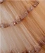 Charming Gold Beading Pearl Rhinestone Prom Dresses 2023 A-Line / Princess Off-The-Shoulder Short Sleeve Backless Floor-Length / Long Formal Dresses