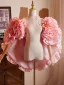 Chic / Belle Rose Bonbon Fait main Fleur Promo châle Vestes & Enveloppements 2024