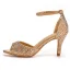 Bling Bling Gold Strass Knöchelriemen Abend Sandalen Damen 2025 7 cm Stilettos Peeptoes Sandaletten Hochhackige