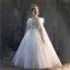 Charming White Beading Pearl Rhinestone Sequins Tassel Birthday Flower Girl Dresses 2025 Ball Gown Scoop Neck Sleeveless Sweep Train