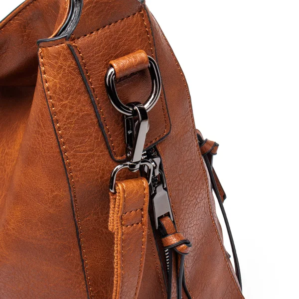 Vintage / Retro Brown Street Wear Shoulder Bags Women's Bags 2023