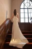 Schlicht Mode Ivory / Creme Satin Brautkleider / Hochzeitskleider 2022 Meerjungfrau Spaghettiträger Ärmellos Rückenfreies Schleife Hof-Schleppe Hochzeit