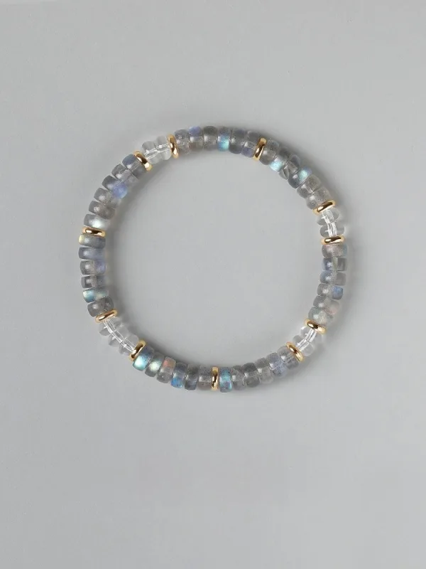 Mode Inhabituel Gris Fait main Cristal Naturel Bracelets 2025 Accessorize