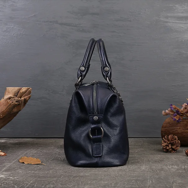 Vintage / Retro Coffee Leather Totem Women's Bags Handbag 2023 Street Wear