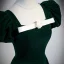Élégant Vert Foncé Robe De Bal 2023 Princesse Encolure Carrée Gonflée Manches Courtes Dos Nu Train De Balayage Promo Robe De Ceremonie