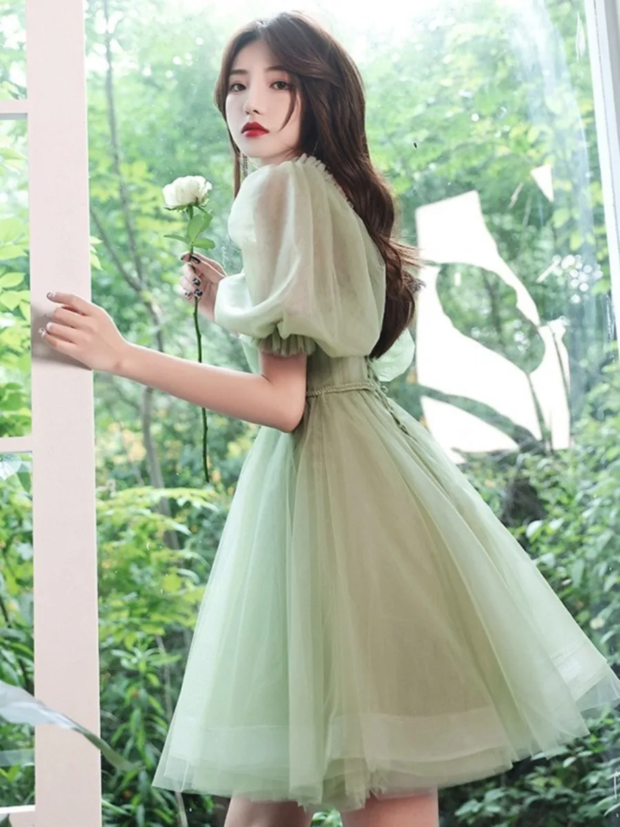 slim fit dress slacks Off the Shoulder Light Green Floral Prom Dresses, Green Floral Formal  Graduation Dress