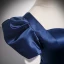 Vintage / Retro Ocean Blue Satin Prom Dresses 2023 A-Line / Princess Square Neckline Puffy Short Sleeve Backless Floor-Length / Long Prom Formal Dresses
