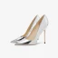 Mode Argenté Soirée Cuir Verni Escarpins 2023 Cuir 12 cm Talons Aiguilles À Bout Pointu Escarpins Talons Hauts