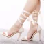 Sexy Champagne Evening Party Womens Sandals 2023 Satin Ankle Strap 10 cm Stiletto Heels Open / Peep Toe Sandals High Heels