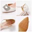 Chic / Beautiful White Rhinestone Wedding Shoes 2022 5 cm Stiletto Heels Pointed Toe Wedding High Heels