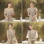 Modest / Simple Grey Bridesmaid Dresses 2022 A-Line / Princess Short Sleeve Backless Floor-Length / Long Bridesmaid