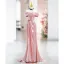 Charming Champagne Beading Evening Dresses 2025 Trumpet / Mermaid Off-The-Shoulder Sleeveless Backless Sweep Train Evening Party Formal Dresses