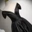 Audrey Hepburn Style Black Satin Prom Dresses 2025 A-Line / Princess V-Neck Short Sleeve Backless Floor-Length / Long Prom Formal Dresses