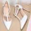 Chic / Beautiful Nude Street Wear Patent Leather Womens Sandals 2020 T-Strap 10 cm Stiletto Heels Pointed Toe Sandals