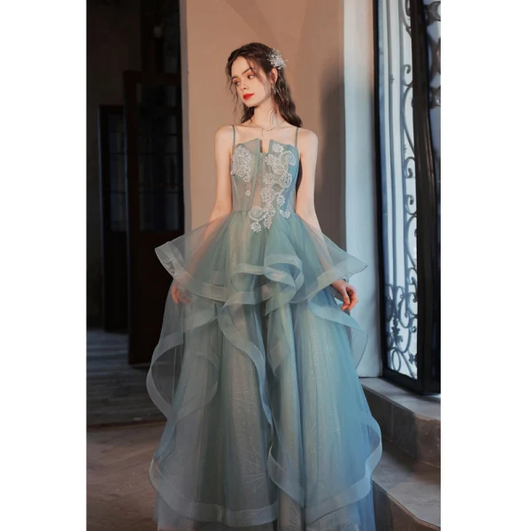 sage green organza dress Sage Green Organza Pleated Dress – Anaqa Inspired