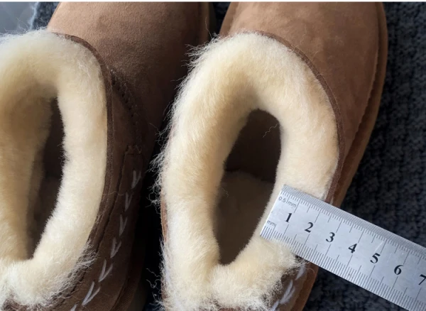 Keep Warm Winter Brown Street Wear Suede Snow Boots 2024 Leather Round Toe Womens Boots
