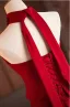 Vintage / Retro Red Appliques Prom Dresses 2026 A-Line / Princess Strapless Sleeveless Backless Floor-Length / Long Formal Dresses