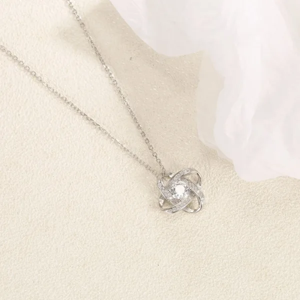 Fine Gull Rhinestone Sterling Sølv Halskjeder Tilbehør 2023