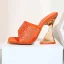 Summer Fashion Pool Blue Street Wear Rhinestone Womens Sandals 2022 9 cm Crystal Stiletto Heels Open / Peep Toe Sandals High Heels