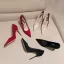 Schöne Rot Wildleder Büro OL Pumps 2024 12 cm Stilettos Spitzschuh Pumps Hochhackige