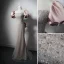 Charmant Rougissant Rose Perlage Perle Paillettes Robe De Soirée 2022 Trompette / Sirène Encolure Carrée Gonflée Manches Courtes Dos Nu Noeud Longue Soirée Robe De Ceremonie
