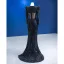 Haut de Gamme Noire Fait main Perle Paillettes Robe De Soirée 2023 Trompette / Sirène Encolure Dégagée Manches Longues Dos Nu Train De Balayage Soirée Robe De Ceremonie