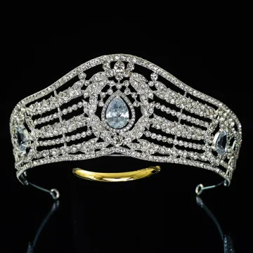 Bling Bling Argenté Cristal Faux Diamant Accessoire Cheveux Mariage 2022 Alliage Mariage Bijoux Mariage