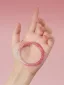 Mode Farbverlauf Rosa Kirschblüte Handgefertigt Natürlicher Kristall Armbänder Brautaccessoires 2025