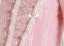Chic / Beautiful Blushing Pink Beading Pearl Sequins Birthday Flower Girl Dresses 2024 Ball Gown Square Neckline Long Sleeve Tea-length