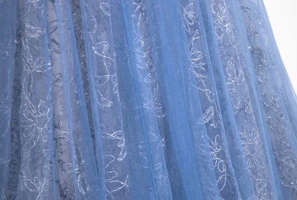 Schöne Himmelblau Pailletten Ballkleider 2024 A Linie Eckiger Ausschnitt Kurze Ärmel Rückenfreies Lange Ball Festliche Kleider