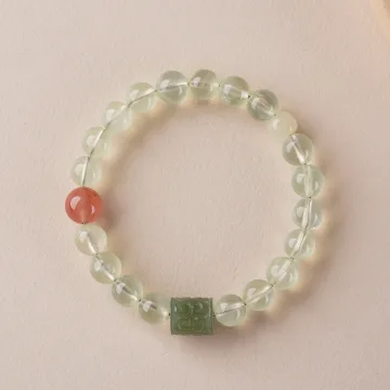 Chinese Style Green Handmade Jade Natural Crystal Bracelets 2025 Accessories