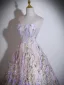 Flower Fairy Multi-Colors Embroidered Flower Prom Dresses 2026 Ball Gown Strapless Sleeveless Backless Floor-Length / Long Prom Formal Dresses