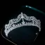 Chic / Belle Blanche Faux Diamant Alliage Mariage Tiare Accessoire Cheveux Mariage 2022