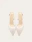 Sexy Weiß Strass Leder Brautschuhe 2025 10 cm Stilettos Spitzschuh Hochzeit Hochhackige