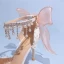 Schön Weiß Applikationen Schleife Brautschuhe 2023 Perle Strass Knöchelriemen 9 cm Stilettos Spitzschuh Hochzeit Sandaletten Hochhackige
