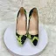 Chic / Beautiful Green Camouflage Prom Pumps High Heels 2023 Leather 12 cm Stiletto Heels Pointed Toe Pumps