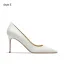 Chic / Beautiful Nude Leather Handmade  Evening Party Pumps 2024 8 cm Stiletto Heels Pointed Toe Pumps High Heels