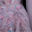 Flower Fairy Multi-Colors Appliques Rhinestone Prom Dresses 2025 A-Line / Princess Spaghetti Straps Sleeveless Backless Floor-Length / Long Formal Dresses