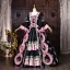 Medieval Vintage / Retro Black Bow Lace Flower Prom Dresses 2026 Ball Gown Square Neckline Bell sleeves Floor-Length / Long Formal Dresses