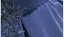 Vintage / Retro Navy Blue Beading Appliques Prom Dresses 2025 Ball Gown Square Neckline Puffy Short Sleeve Backless Floor-Length / Long Prom Formal Dresses